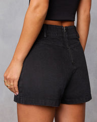 Viviena Denim Mini Skort