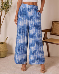 Loulen Striped Tie Dye Pants