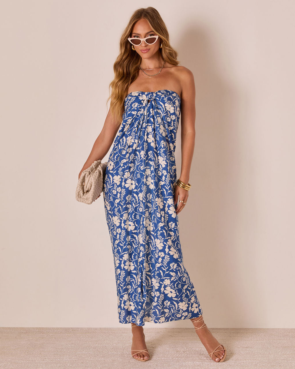 Remiah Cinched Front Maxi Dress