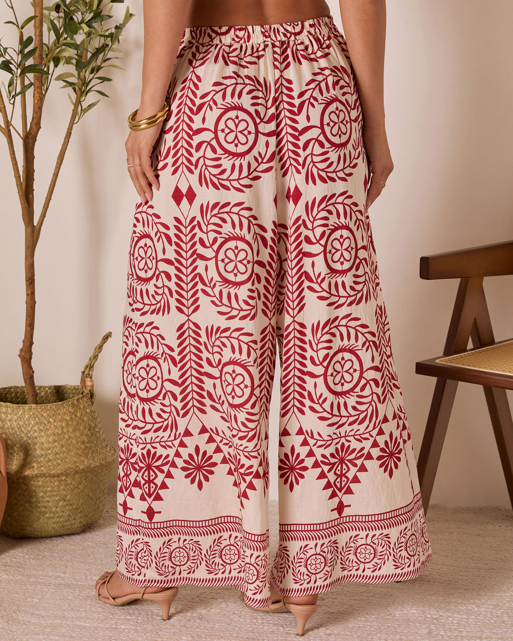 Homestead Wide Leg Printed Pants