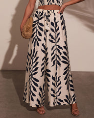 Sol Escape Tropical Drawstring Pants