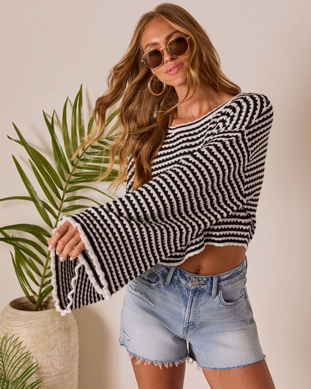 Raymar Contrast Stripe Sweater