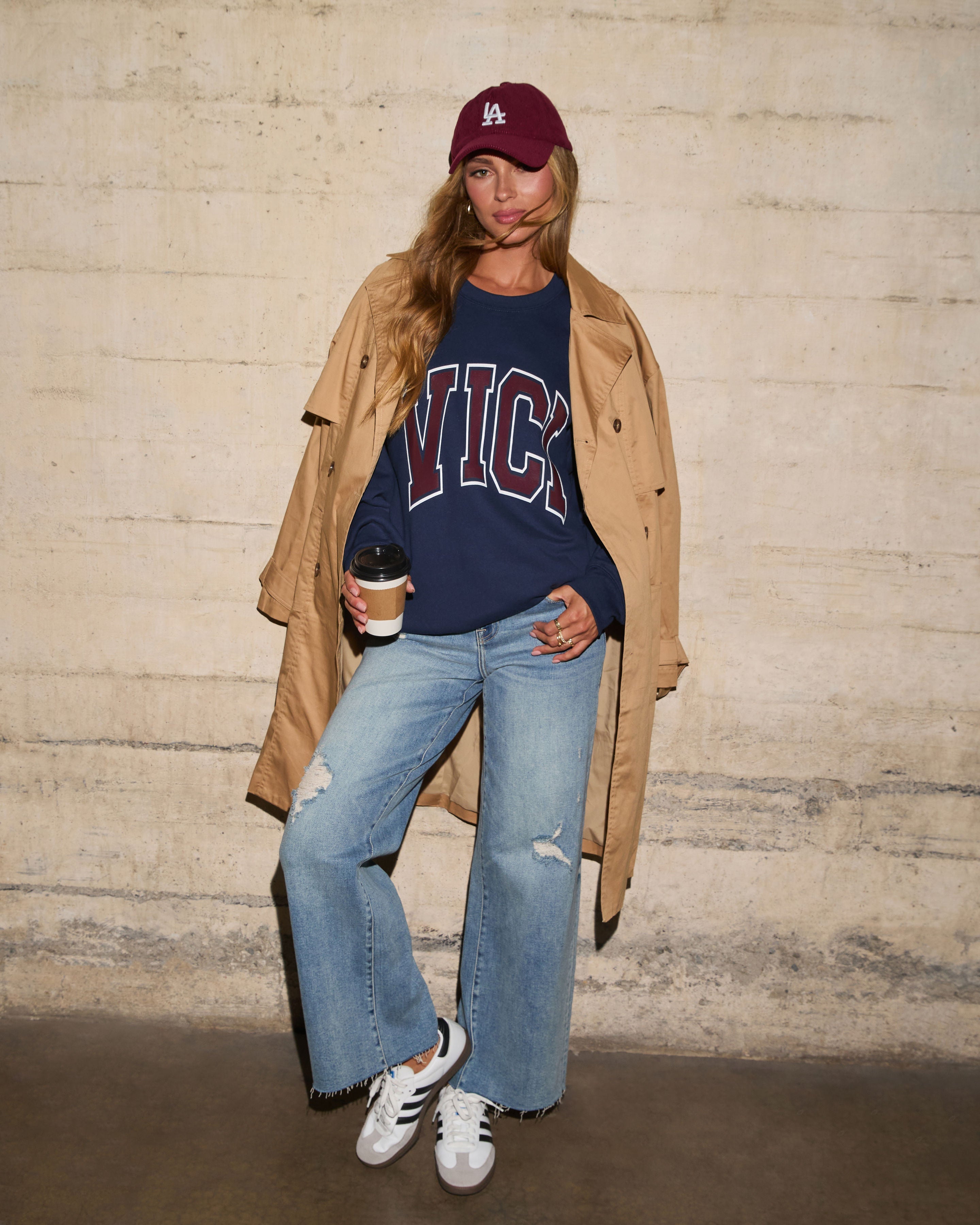 VICI Drop Oversized Graphic Sweatshirt