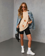 Stadium Shine Oversized Football Graphic Tee