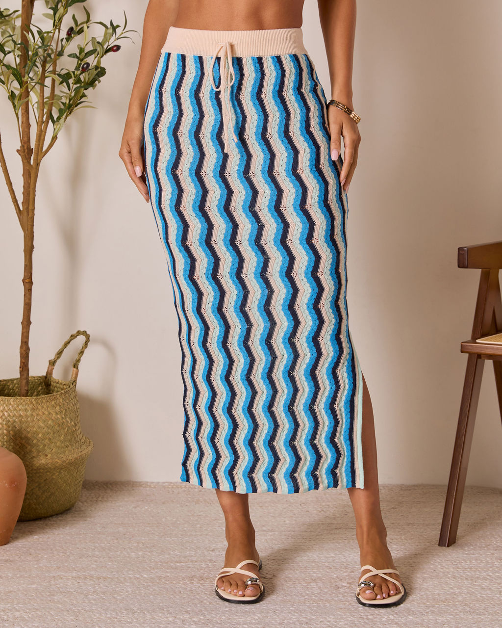 Antarie Knit Maxi Skirt