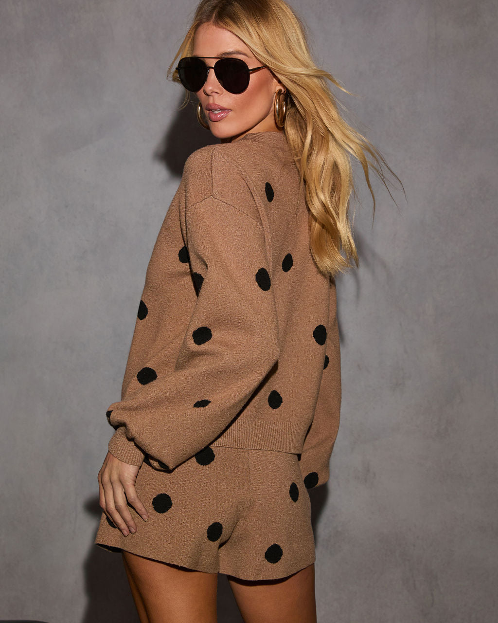 Perfect Spot Knit Polka Dot Sweater