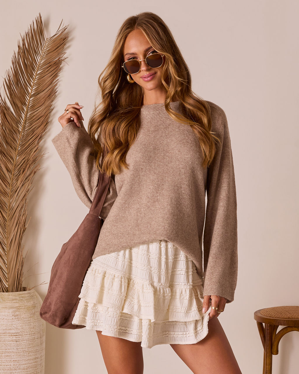 Zelina Crew Neck Sweater