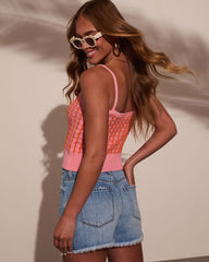 Shawnie Knit Crochet Tank