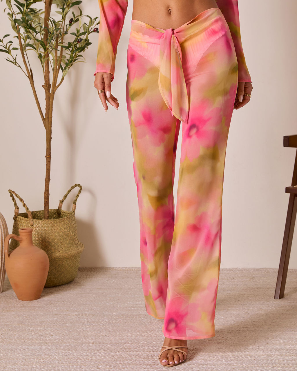 Rosiana Mesh Cover Up Pants