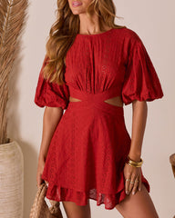 Liore Cut Out Mini Dress