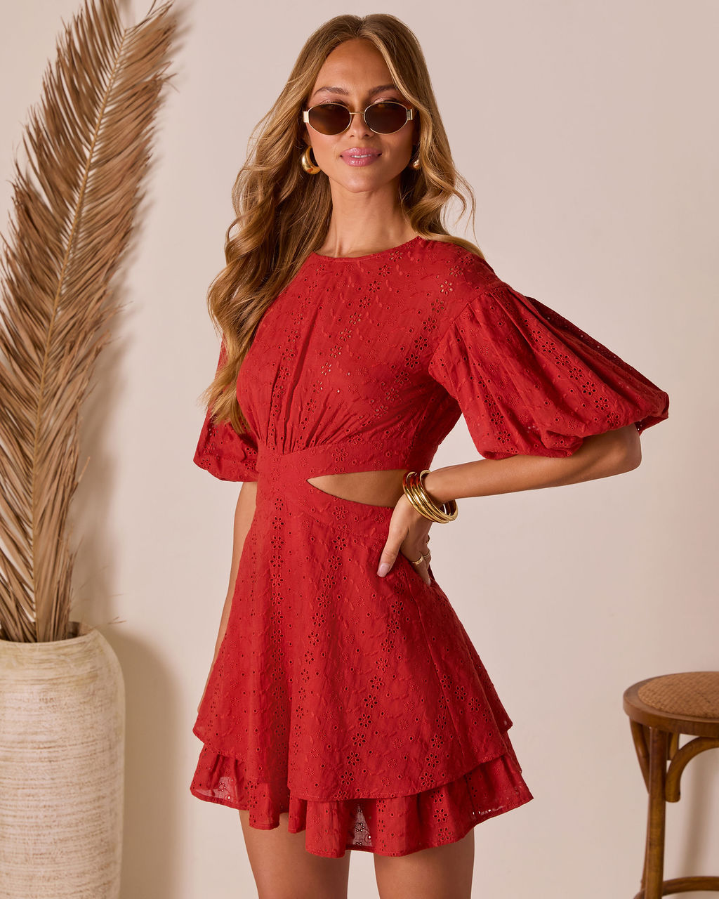 Liore Cut Out Mini Dress