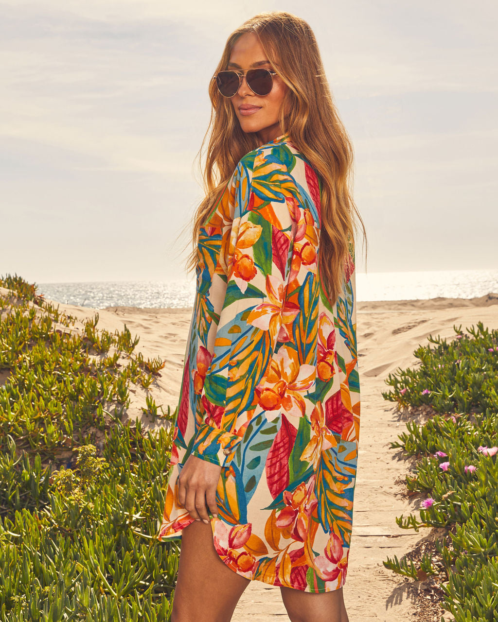 Queen Retro Printed Shirt Dress