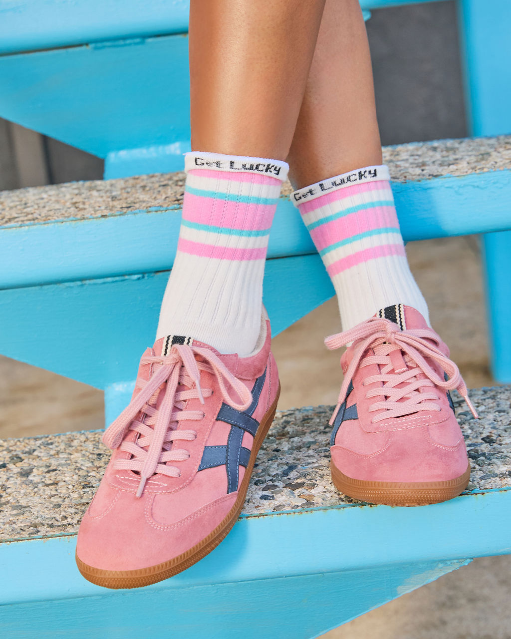 Bryher Striped Crew Socks