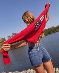 Western Light Distressed Denim Shorts