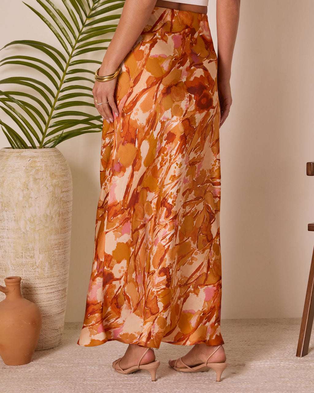 Chasing Sunsets Abstract Maxi Skirt