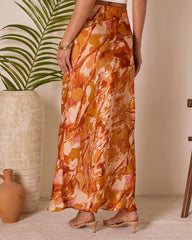 Chasing Sunsets Abstract Maxi Skirt