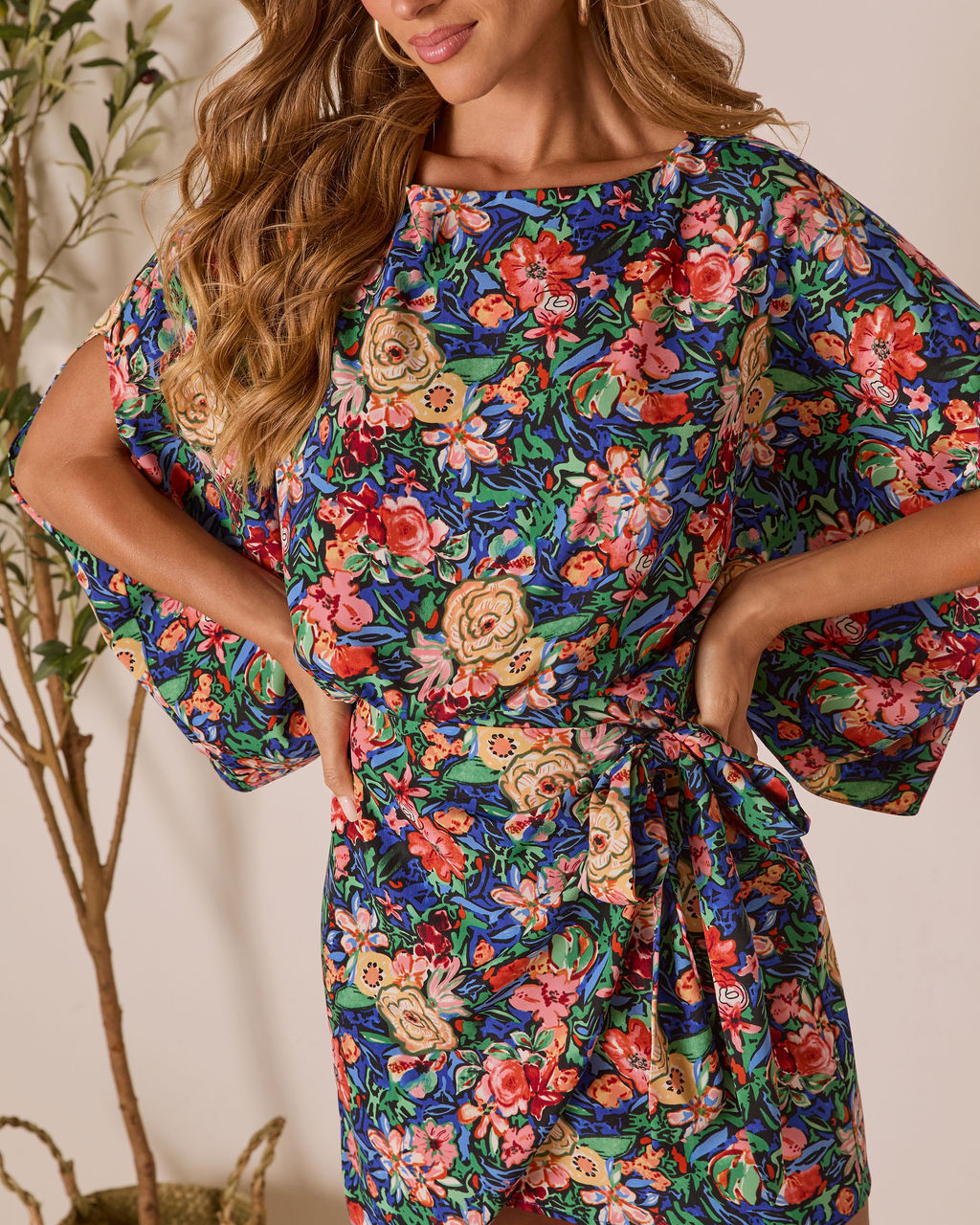 Jacie Wrap Mini Dress