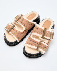 Fawned Sherpa Lined Sandal