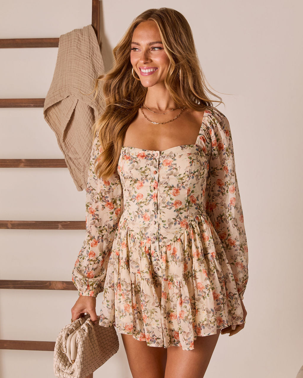 Lendie Fitted Waist Romper