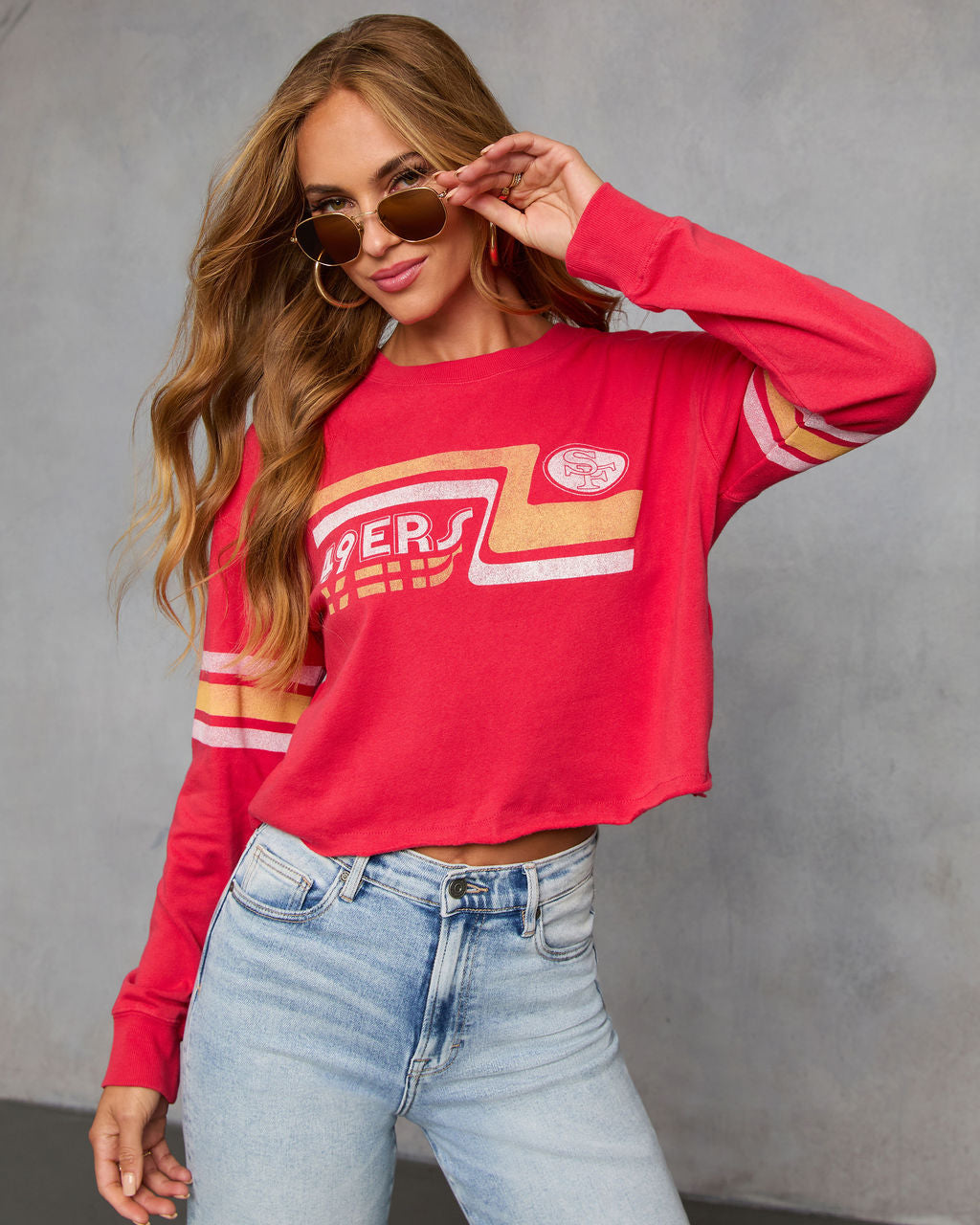 San Francisco 49ers Touchdown Long Sleeve Graphic Tee