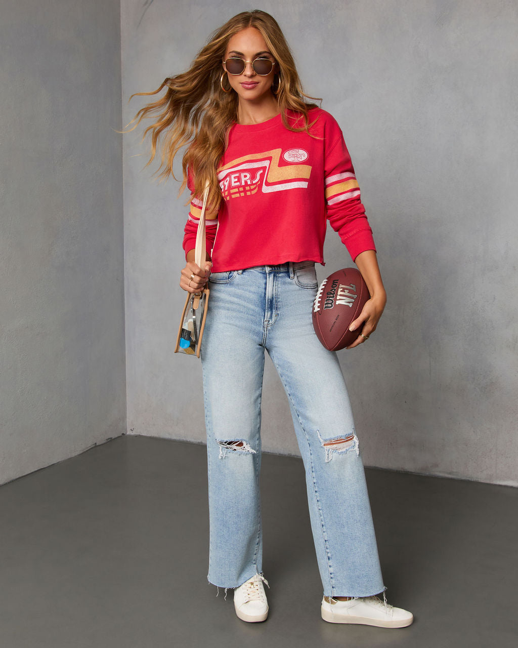 San Francisco 49ers Touchdown Long Sleeve Graphic Tee