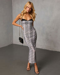 Emax Peekaboo Bra Midi Dress