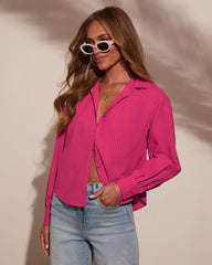 Christell Button Down Top