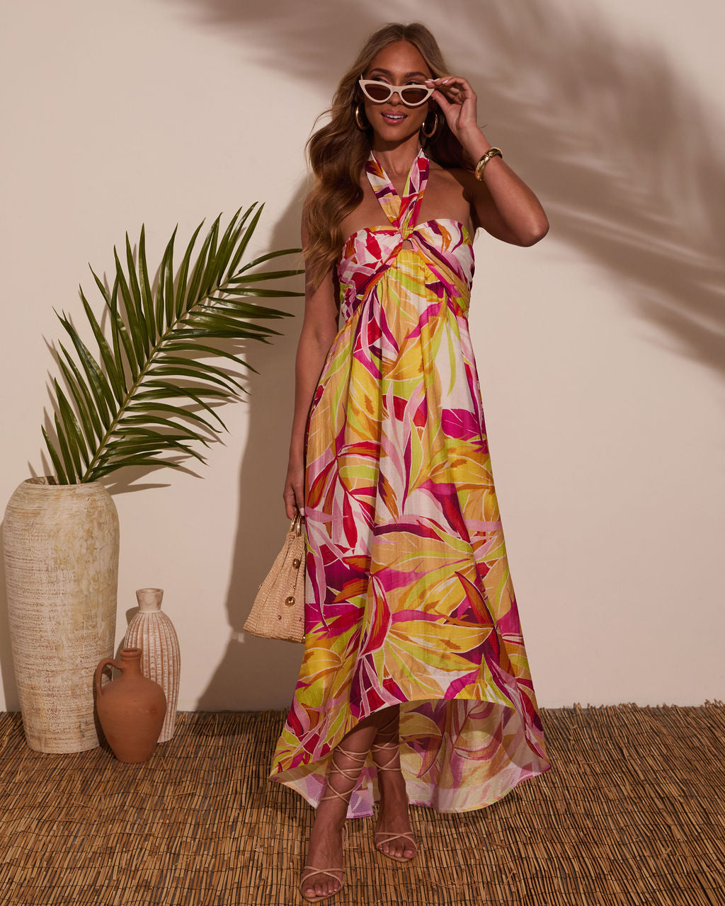 Fun In The Sun Halter Maxi Dress