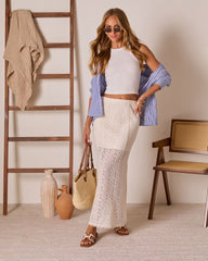 Sunkissed Tales Eyelet Maxi Skirt