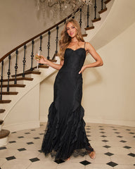 Dusk Darling Lace Slip Maxi Dress