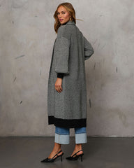 Herringbone Duster Cardigan