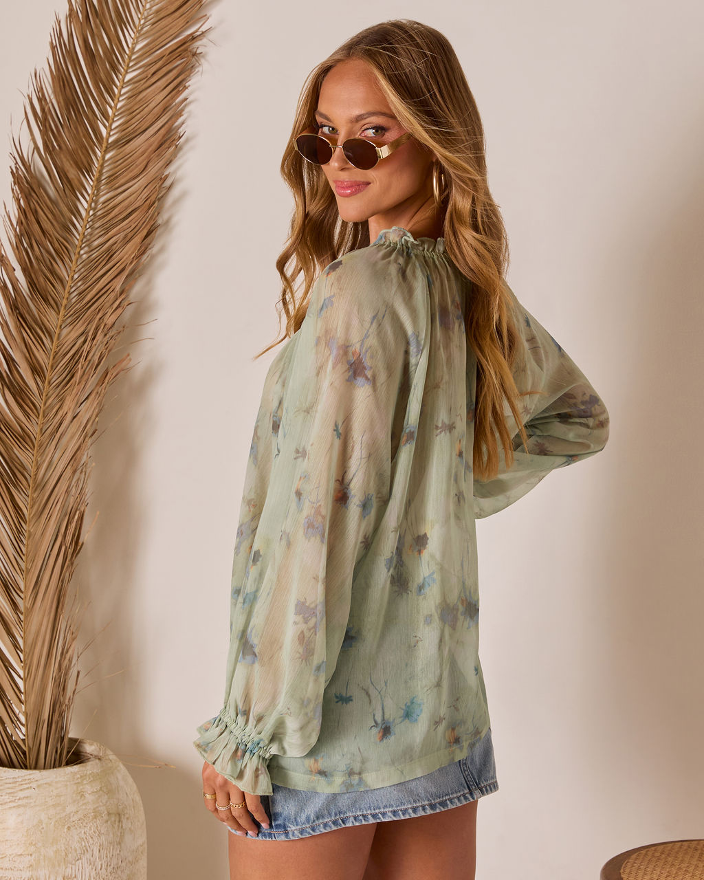 Ivanah Neck Tie Blouse