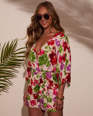 Ariella Kimono Sleeve Romper