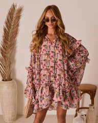 Melodic Ruffle Mini Dress