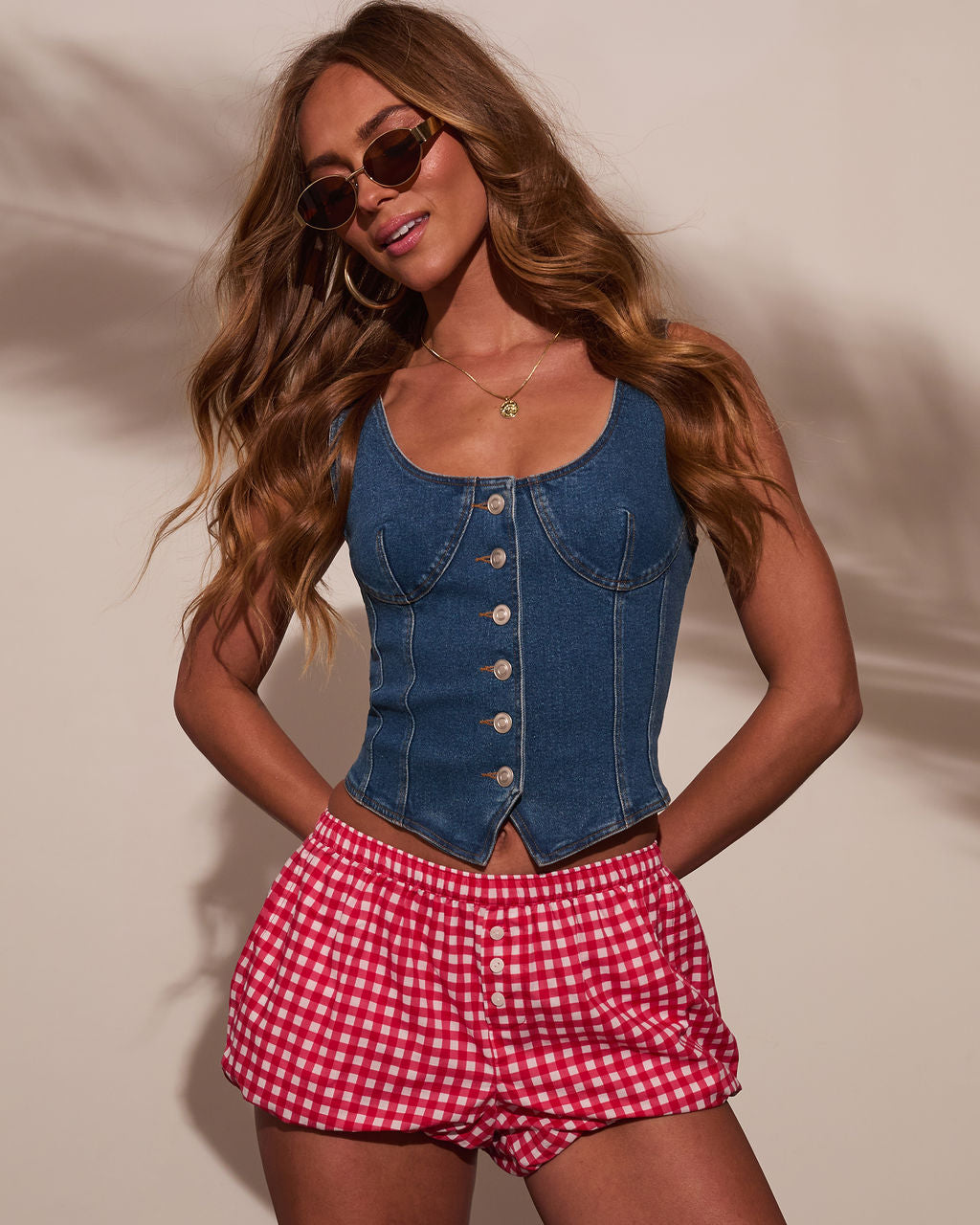 Neria Bubble Micro Mini Shorts