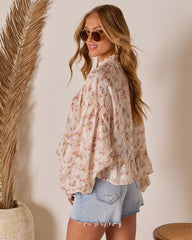 Cienna Mock Neck Blouse