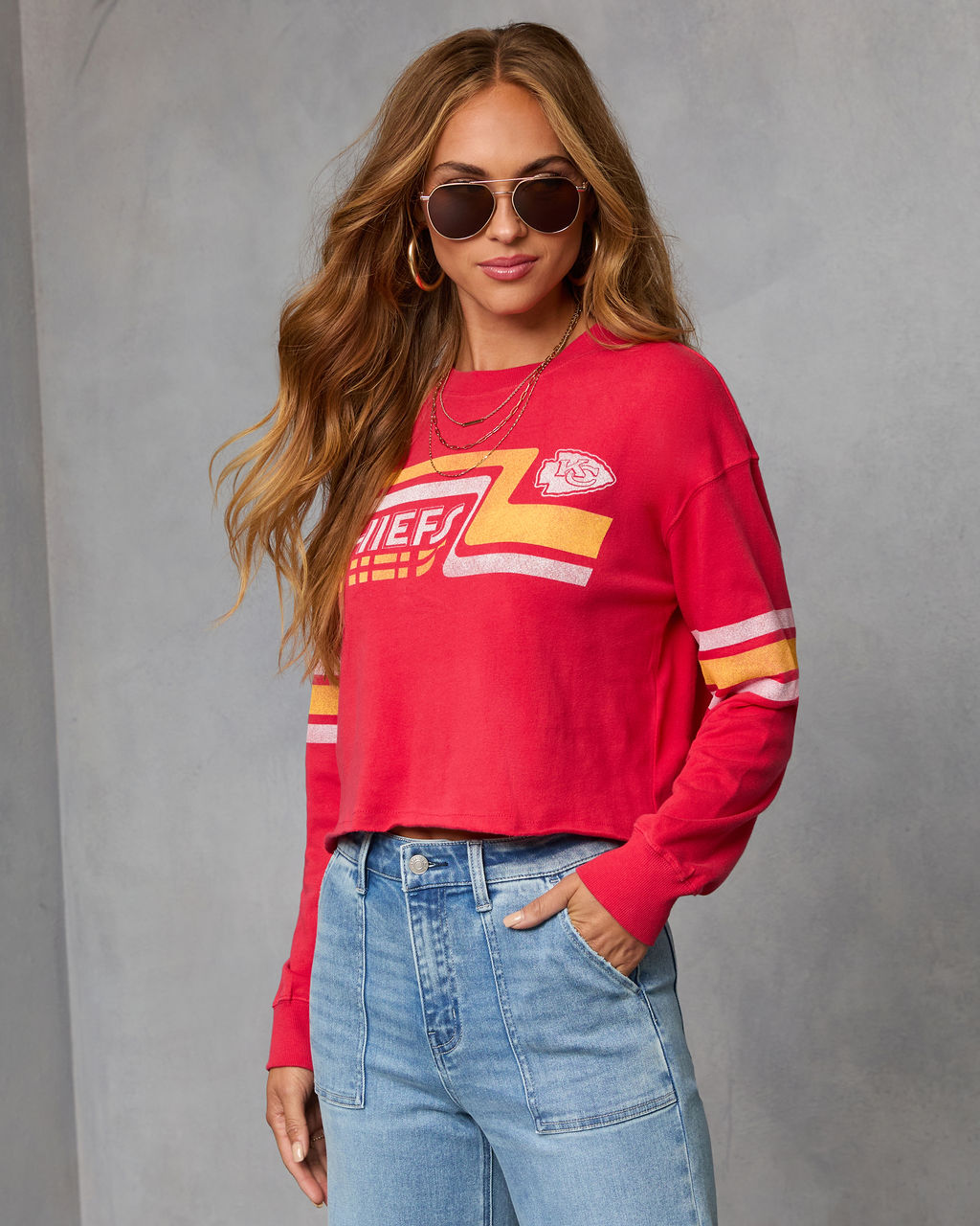 Kansas City Chiefs Zone Long Sleeve Graphic Tee