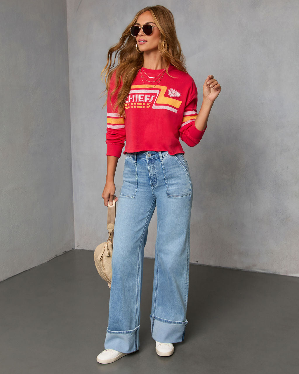 Kansas City Chiefs Zone Long Sleeve Graphic Tee