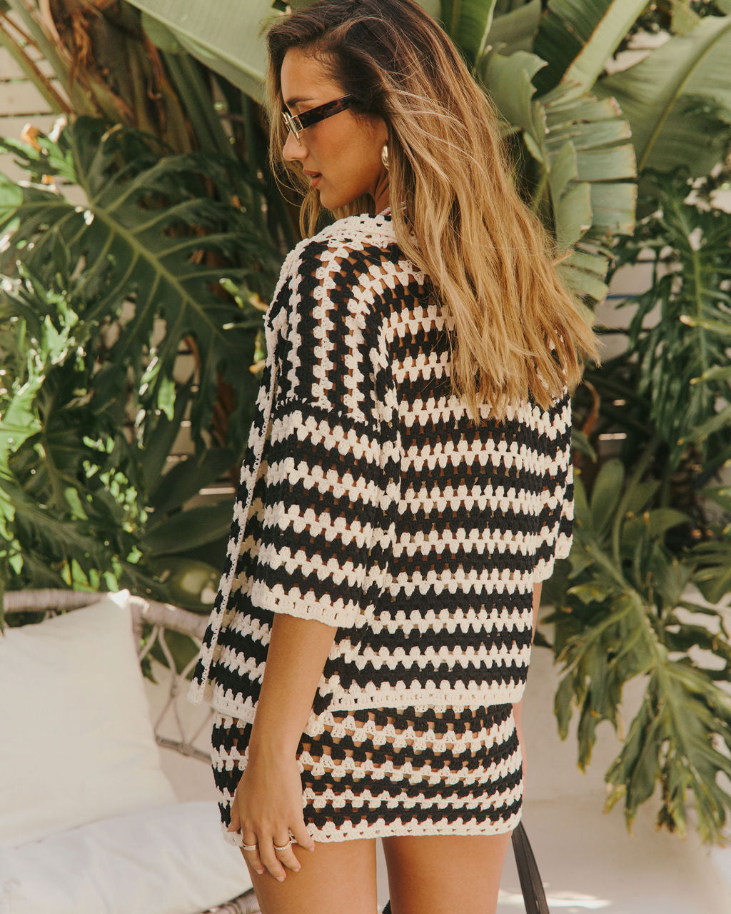 Lucca Crochet Cover Up Top