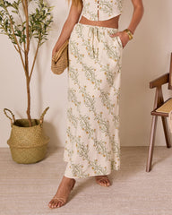 Sweet Surrender Floral Maxi Skirt