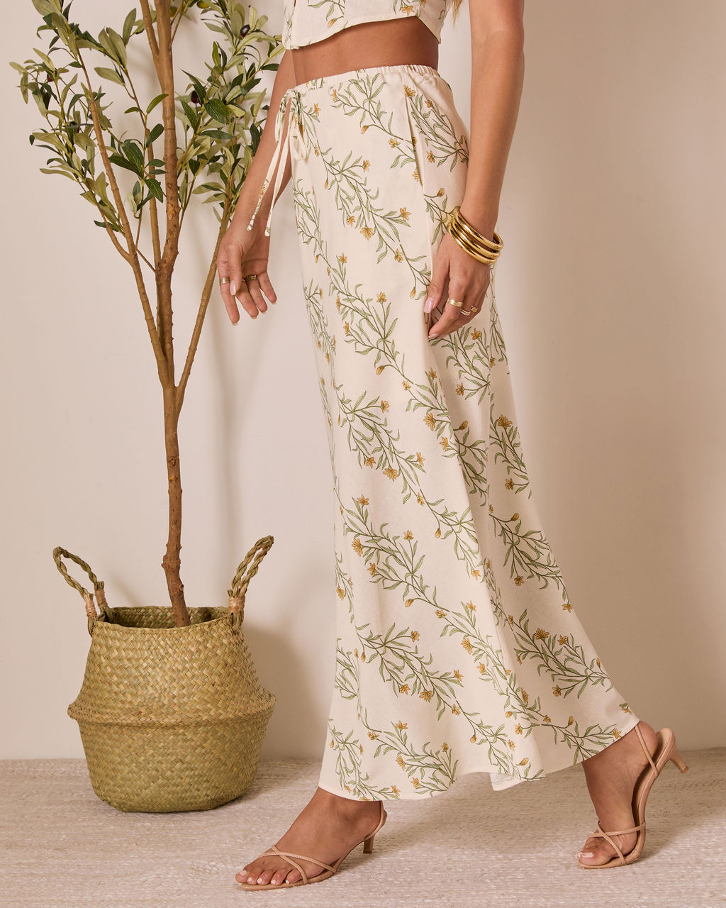 Sweet Surrender Floral Maxi Skirt