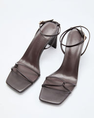Amber Nights Strappy Leather Heels