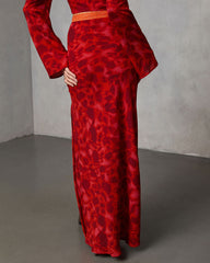 Astrella Abstract Maxi Skirt