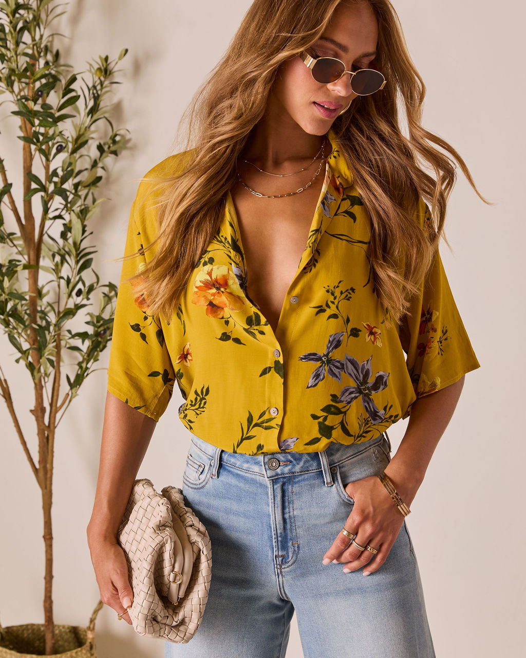 Nakita Button Up Top