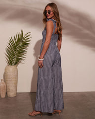 Reima Pleated Shoulder Tie Jumpsuit