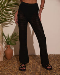 Barefoot Agenda Crochet Cover Up Pants