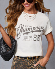 Champagne League Short Sleeve Graphic Tee