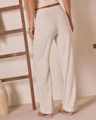 Corbiere Linen Pinstripe Pants