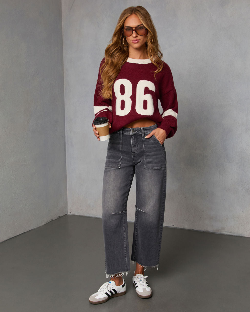 Cedar Fade Super Stretch Barrel Jeans