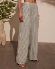 Seas the Day Striped Wide Leg Pants